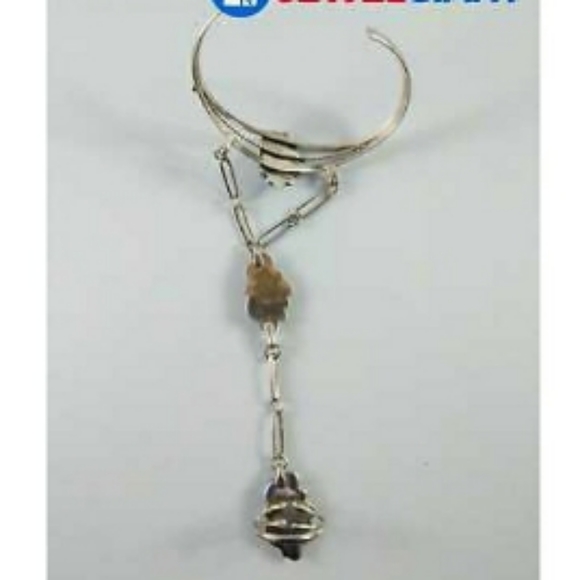 VINTAGE Turqoise Navajo Slave Cuff w/ Ring aa5 - Picture 2 of 7